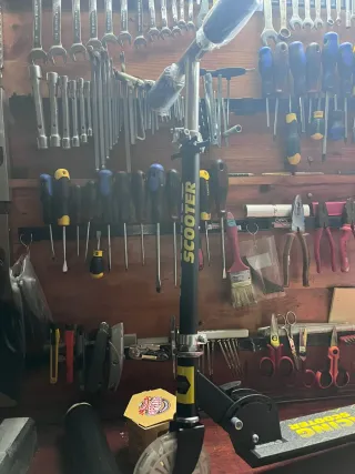 Patinete Racing Scooter Amarillo