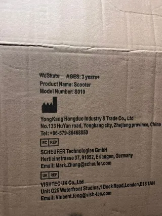 Patinete Racing Scooter Amarillo