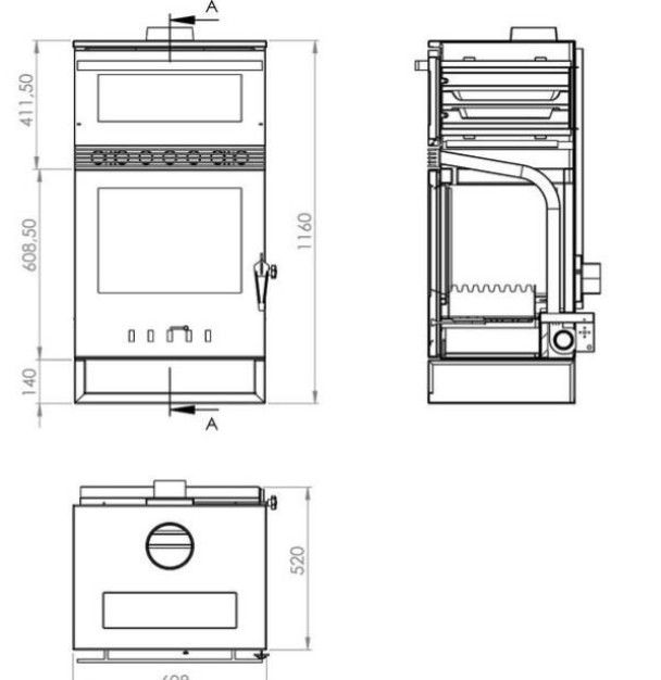 Estufa TAKASHI Ventilada
