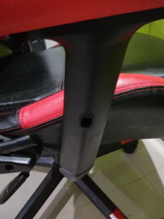 Silla Gaming Negra y Roja