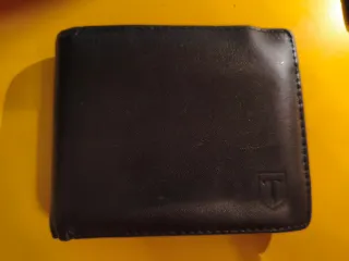 Portafoglio TEEHON nero con portachiavi