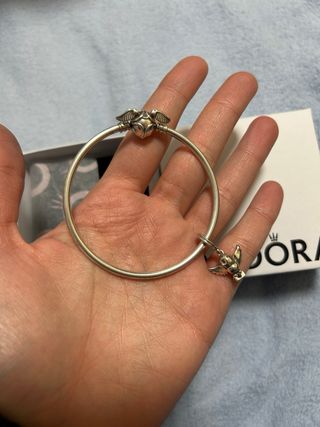 Pulsera Pandora Rígida Harry Potter Plata