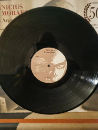 Vinilo Triple Vinicius de Moraes en Argentina