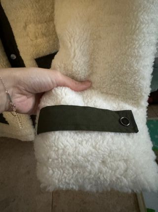 Chaqueta Beige y Verde Militar