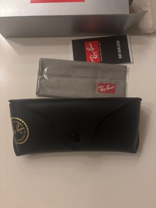 Gafas Ray-Ban Aviador Nuevas Plata