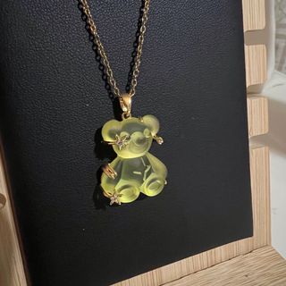 Colgante Oso Amarillo con Brillantes