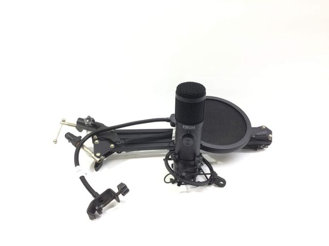 Micrófono Krom Kapsule Negro