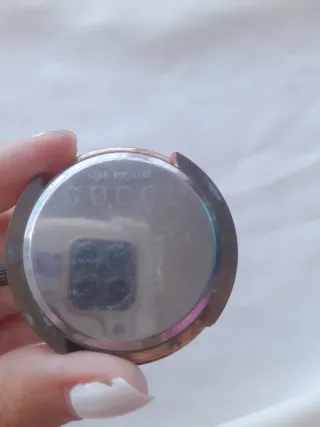 Relógio Gucci Azul e Dourado