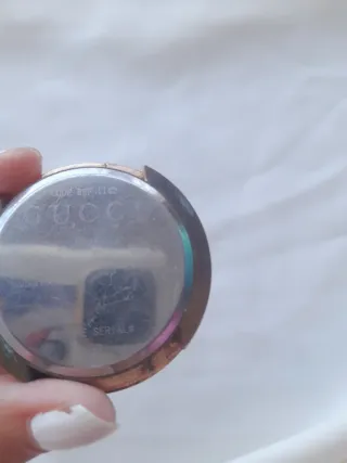 Relógio Gucci Azul e Dourado