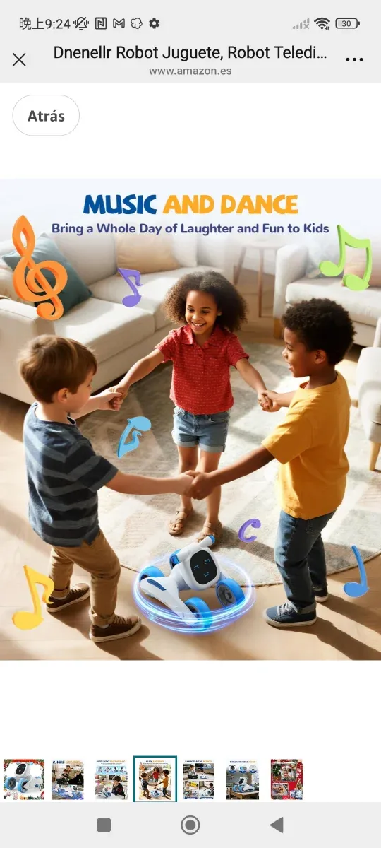 Robot Juguete Teledirigido para Niños