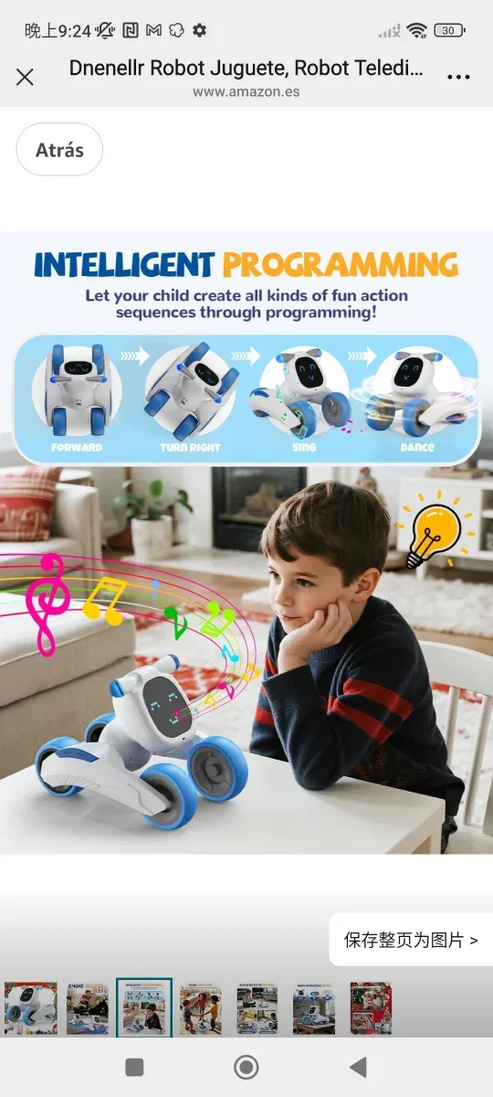 Robot Juguete Teledirigido para Niños