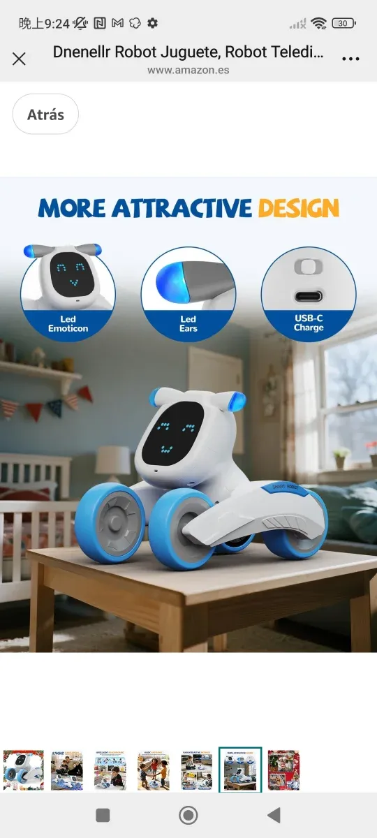 Robot Juguete Teledirigido para Niños