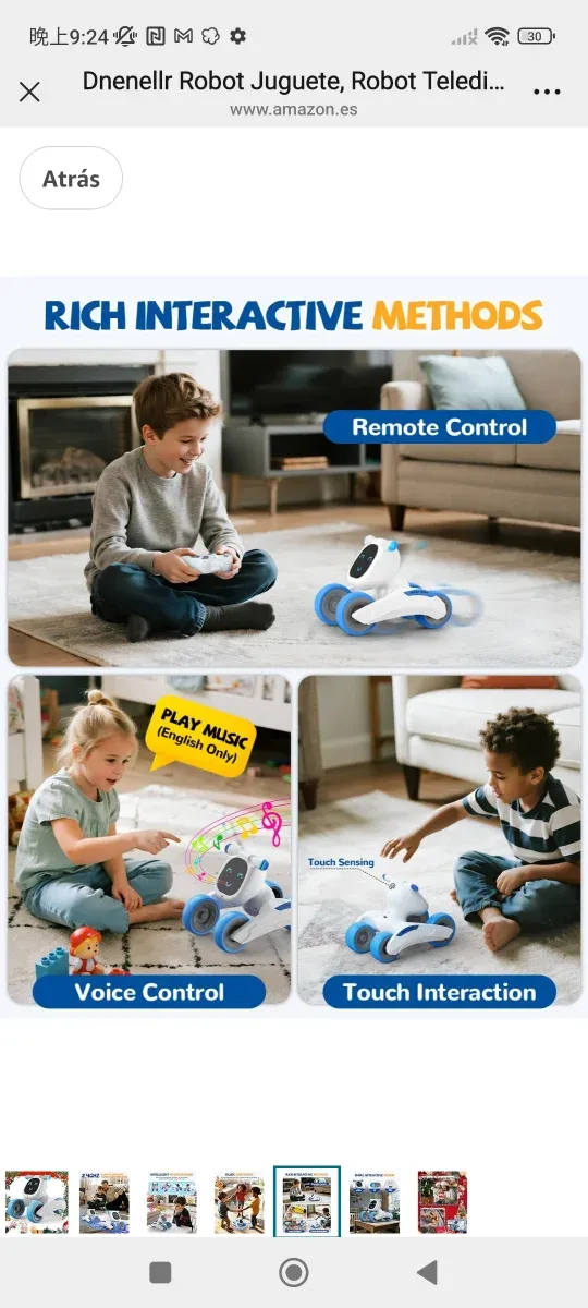 Robot Juguete Teledirigido para Niños