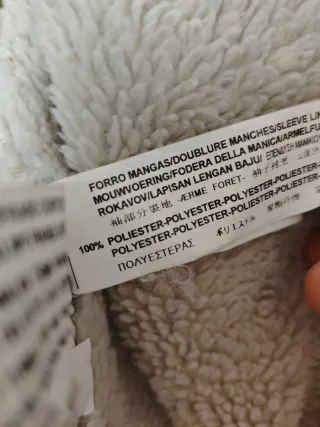 Chaqueta Vaquera Zara Hombre Talla L con Borrego