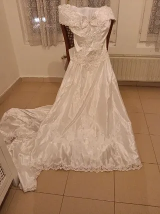 Vestido de Novia Raso Talla 42