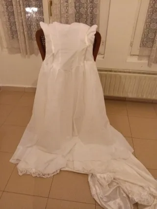 Vestido de Novia Raso Talla 42