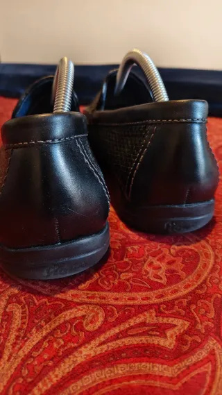 Mocasines Sioux Piel Negra Talla 43