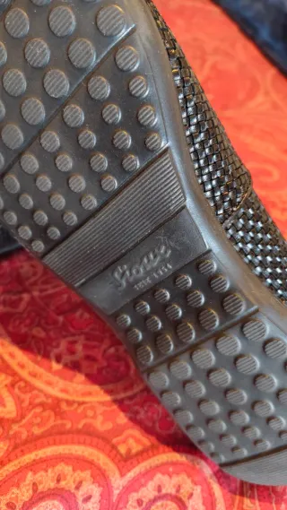 Mocasines Sioux Piel Negra Talla 43