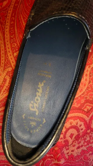 Mocasines Sioux Piel Negra Talla 43