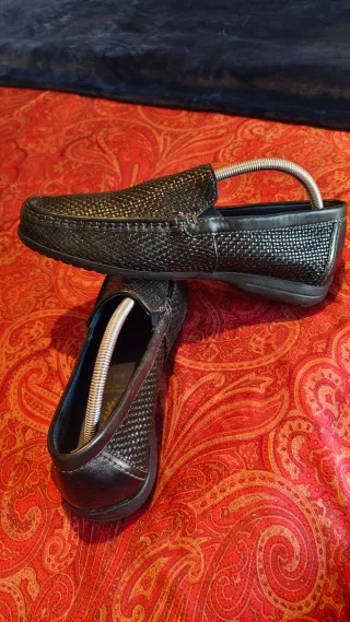 Mocasines Sioux Piel Negra Talla 43
