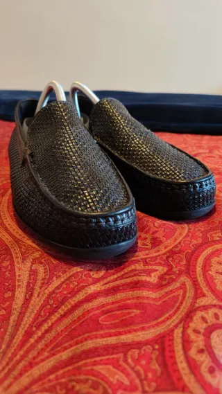 Mocasines Sioux Piel Negra Talla 43