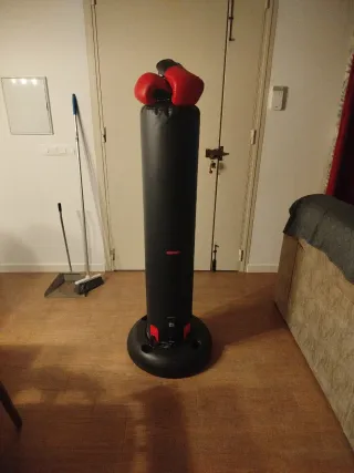 Saco boxeo + guantes 14 oz