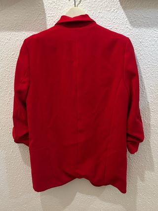 Blazer Zara Rojo Talla S