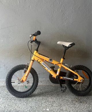 Bicicleta infantil Commencal amarilla