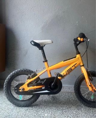 Bicicleta infantil Commencal amarilla