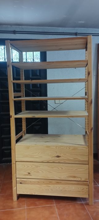 Alacena Estantería IKEA Madera y Metal