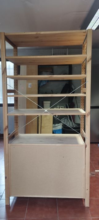 Alacena Estantería IKEA Madera y Metal