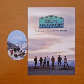BTS Bon Voyage 4 photocard y folleto