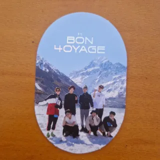 BTS Bon Voyage 4 photocard y folleto