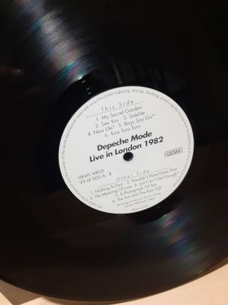 Depeche Mode Live in London 1982 Vinilo