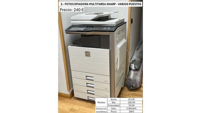 Fotocopiadora Sharp Multitarea - Varios Puestos