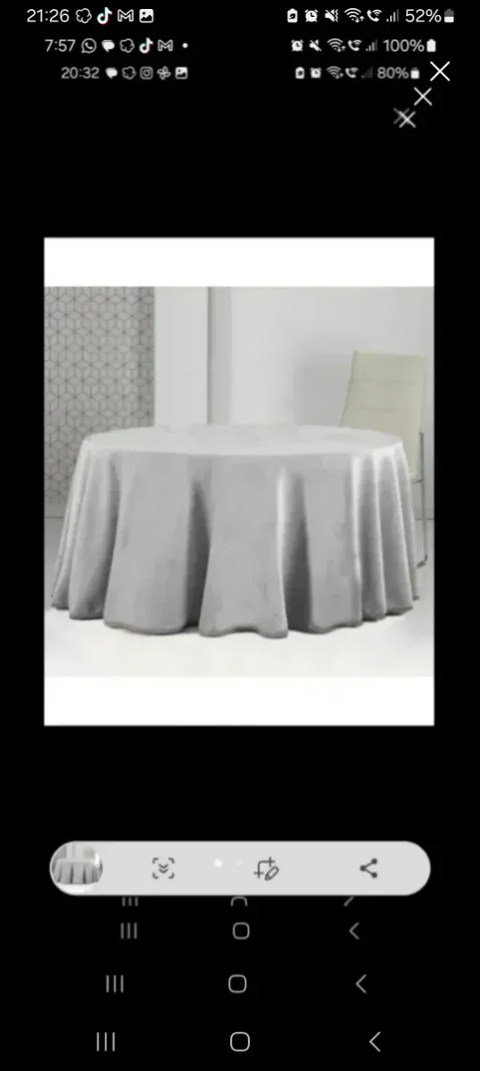 Falda Camilla Ovalada 140x90 Terciopelo Gris