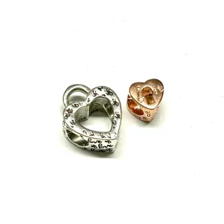 Charm Candado Corazón Desmontable
