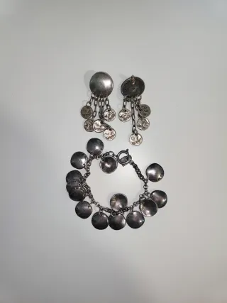 Conjunto Pendientes y Pulsera Uno de 50