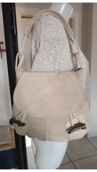 Borsa Coccinelle Camoscio Beige