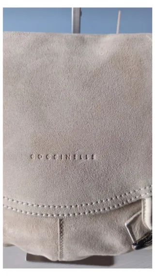 Borsa Coccinelle Camoscio Beige