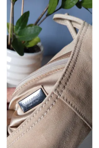 Borsa Coccinelle Camoscio Beige