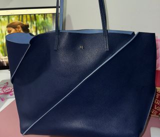 Bolso Purificación García Piel Azul