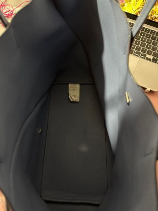 Bolso Purificación García Piel Azul