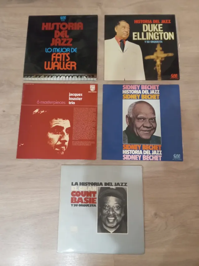 Lote 5 vinilos Jazz