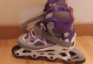 Patines en línea infantiles morados