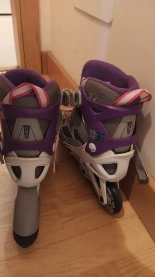 Patines en línea infantiles morados
