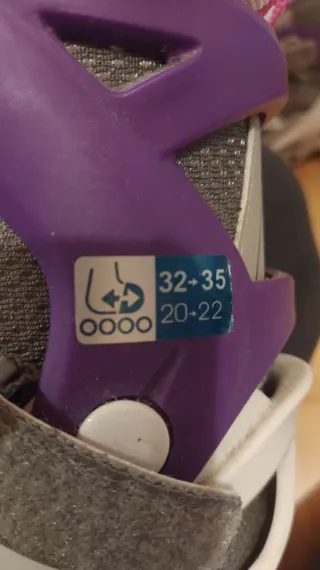 Patines en línea infantiles morados