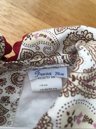 Vestido verano niña, 24 meses