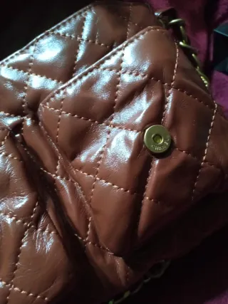 Bolso Chanel Marrón Dorado