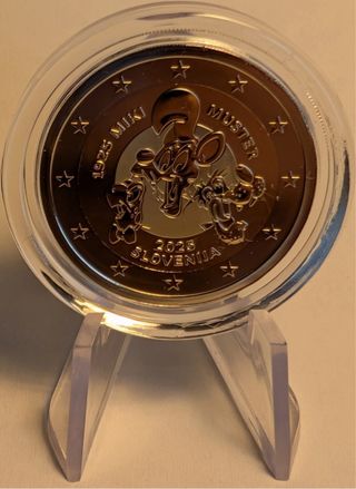 Moneda 2 euros Eslovenia 2025 Miki Muster Proof